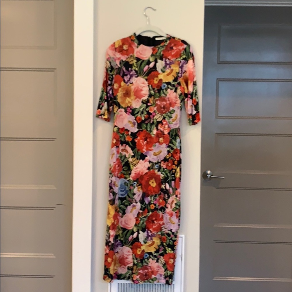 Alice & Olivia Midi floral dress